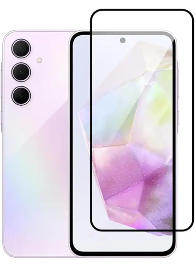 Screen Protector For  Samsung Galaxy A55 , 5D Tempered Glass Protector 9H Hardness, Bubble Free, HD Clear Samsung Galaxy A55 Screen Protector